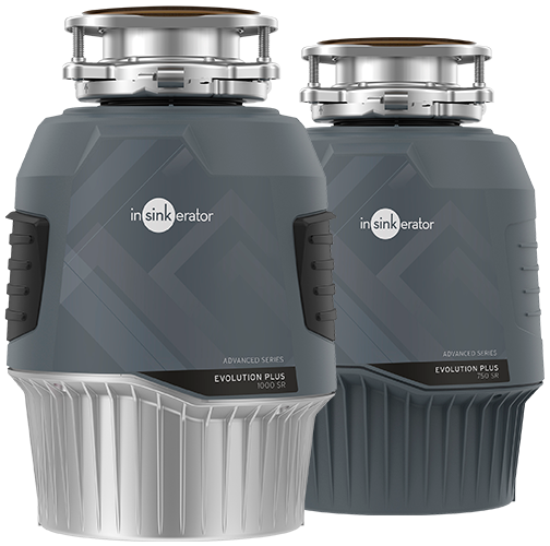 InSinkErator Evolution 0.75, 1.0, and Cover Control Disposal Series