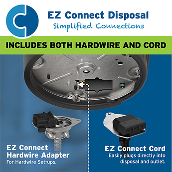 Power .75HP with EZ Connect Cord & Hardwire Adapter | InSinkErator US