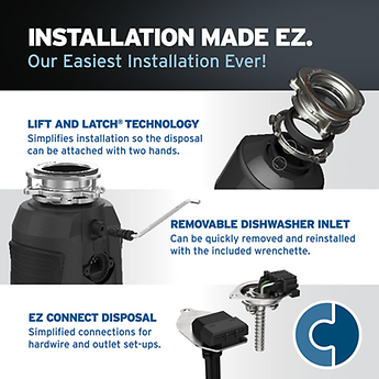 Pro 750 with EZ Connect Cord & Hardwire Adapter | InSinkErator US