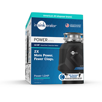 Power 1.0HP with EZ Connect Cord & Hardwire Adapter | InSinkErator US