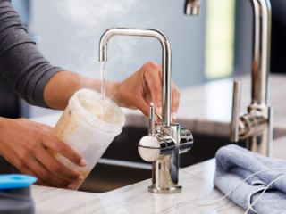 InSinkErator Indulge Modern Instant Hot And Cold Water Dispenser Faucet,  Chrome