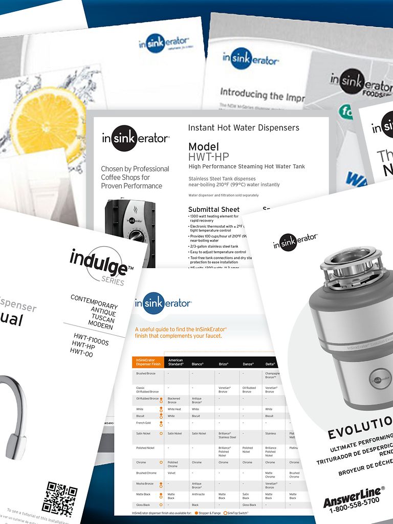 Insinkerator Literature