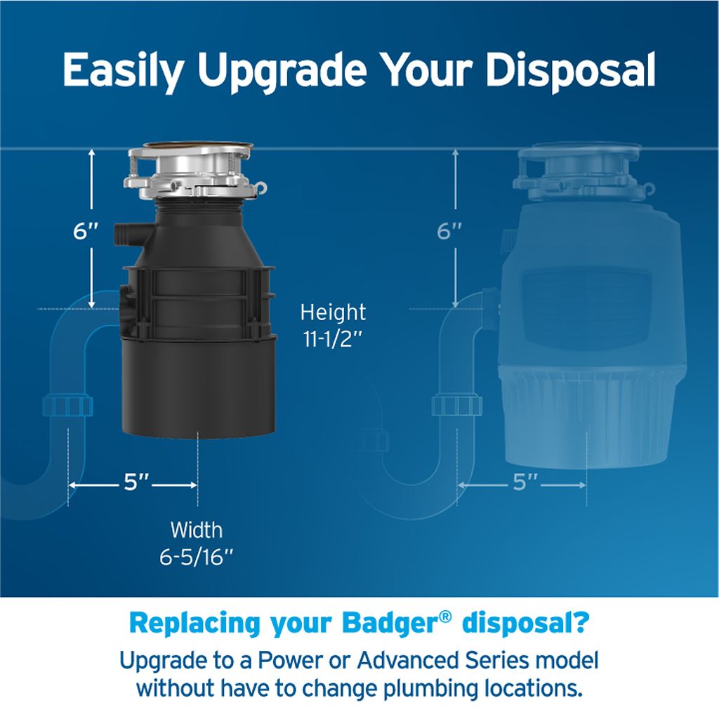Badger 5 Easily Upgrade Your Disposal