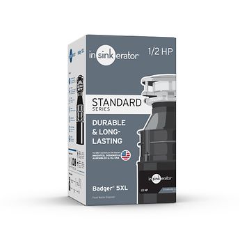 InSinkErator Badger 5XL Garbage Disposal, 1/2 HP InSinkErator Badger 5XL Garbage Disposal, 1/2 HP