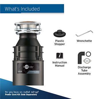 InSinkErator Badger 3/4 hp Garbage Disposal; InSinkErator Badger 3/4 hp Garbage Disposal