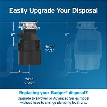 InSinkErator Badger 3/4 hp Garbage Disposal InSinkErator Badger 3/4 hp Garbage Disposal
