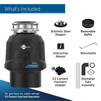 Power 900 3 4 HP Garbage Disposal InSinkErator US