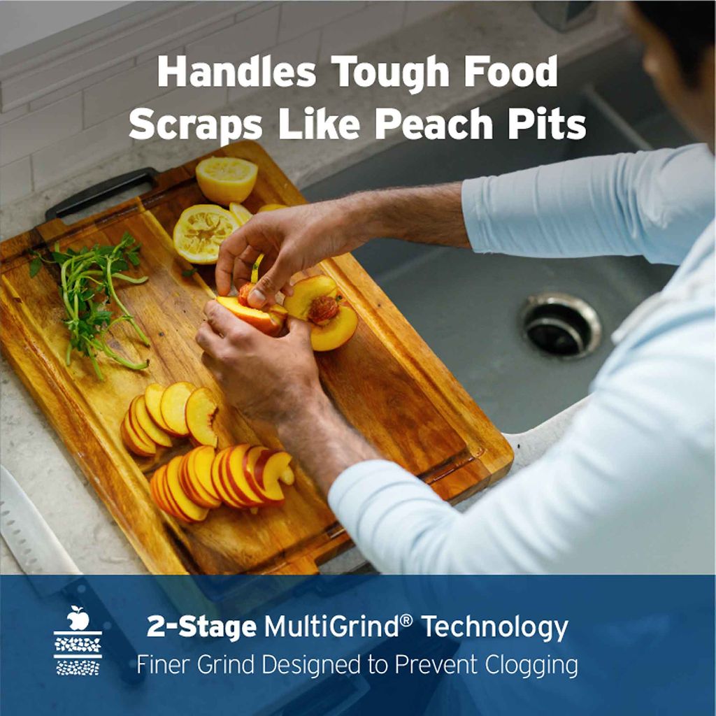 Contractor 333 Handles Tough Food Scraps Like Peach Pits