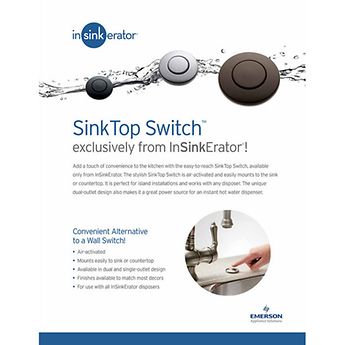 SinkTop Garbage Disposal Air Switch | InSinkErator